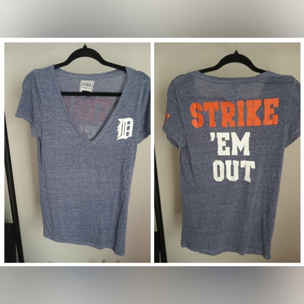 PINK Victoria's Secret Detroit Tigers MLB Tee